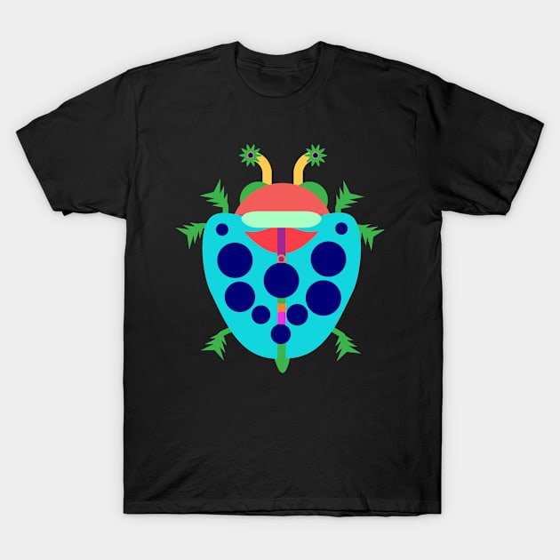 Blue beetle T-Shirt by Susana